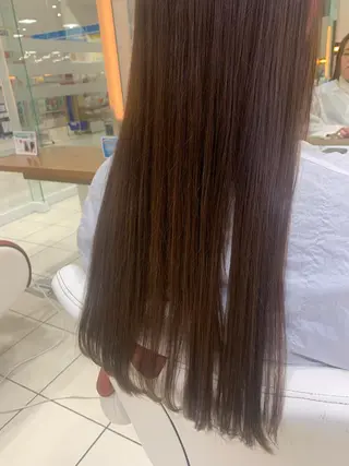 ロング カラー きど さやかのヘアスタイル