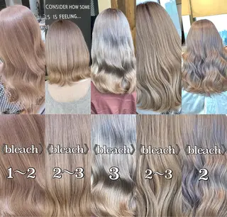 セミロング カラー 顔まわりの神様✨ 透明感カラー藤嶋秀幸のヘアスタイル