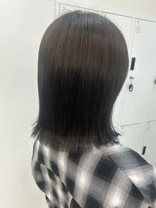 ミディアム ボブ/縮毛矯正/艶髪 /さのまなみのヘアスタイル