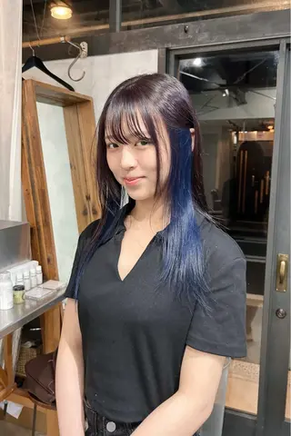 ロング 京都/カラー/松野 翔のヘアスタイル