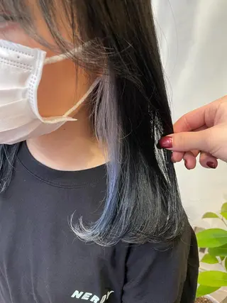 カラー 【店長】インナー指名 No.1戸塚優思のヘアスタイル