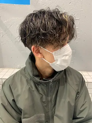 パーマ メンズ 新宿【メンズパーマ】 塩澤太一のヘアスタイル