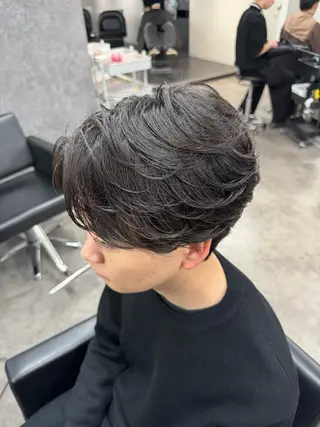 パーマ メンズ 立川韓国メンズヘア ニュアンスパーマ安井のヘアスタイル