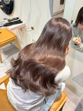 ロング カラー ayaka♡ 柔らかカラーのヘアスタイル