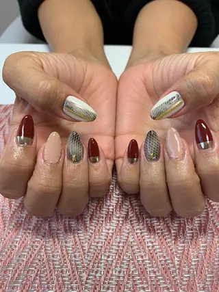 ネイル rukianail 新里のネイルデザイン