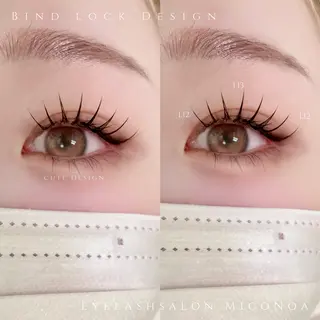 マツエク・マツパ MicoNoa所属・MicoNoa Asamiのマツエク・マツパデザイン