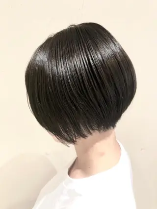 ショート カラー パーマ ヘアアレンジ 【ツヤ髪美容師】 ツダケイスケのヘアスタイル