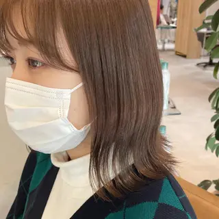 カラー ヘアアレンジ 𝙢𝙞𝙮𝙪🎀 girly hairのヘアスタイル