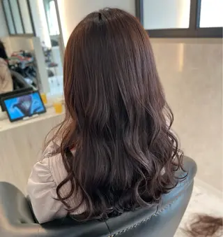 セミロング カラー いなみね はるきのヘアスタイル