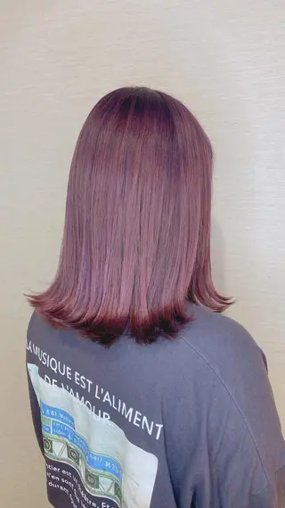 ミディアム 髪質改善 阿部のヘアスタイル