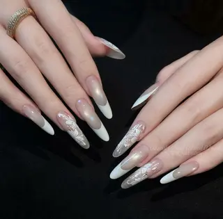 ネイル 長さだし専門 ありさのネイルデザイン