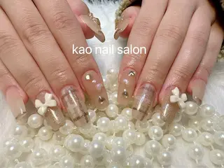 ネイル kao  パラジェル スカルプ/長さだしのネイルデザイン