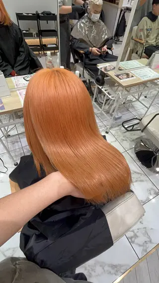 ロング カラー 🥇メンズパーマ /縮毛矯正/木村神心のヘアスタイル