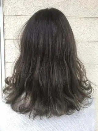 ミディアム カラー パーマ ヘアアレンジ メンズ キッズ ネイル マツエク・マツパ 架空〜KAQU〜所属・【clan】 NOGAMIのヘアスタイル