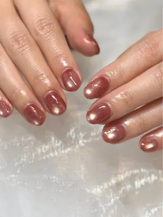 ネイル nailsalon moe.所属・yume 大人ガーリーネイルのネイルデザイン