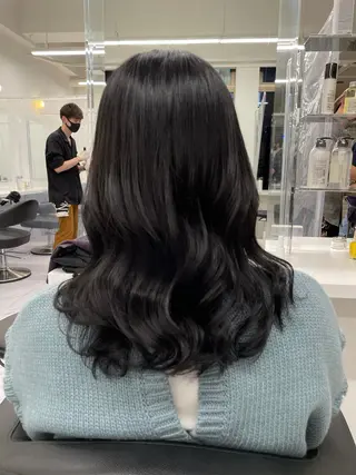 セミロング 【美容室が苦手な方 専問美容室】MIHOのヘアスタイル