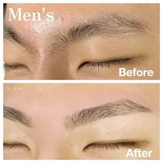 メンズ アイブロウ eyelash ricoのマツエク・マツパデザイン