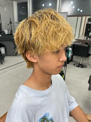 パーマ メンズ メンズモテパーマ💙 fuwaのヘアスタイル