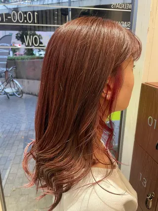 セミロング EARTH検見川浜 鈴木学のヘアスタイル