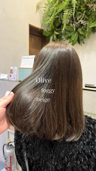 カラー かわいいを＋🎀☘️ 上品hair/ 星愛のヘアスタイル