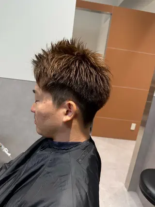 メンズ SALOWIN新宿三丁目east店３階所属・森本 シェビーのヘアスタイル