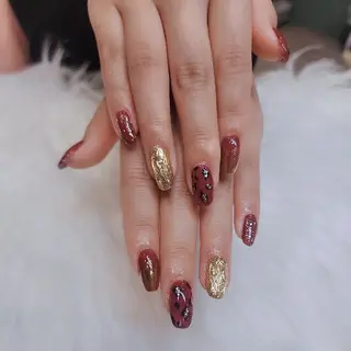 ネイル 💙🤍Tiary M🤍💙のネイルデザイン