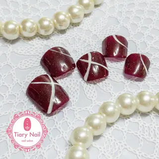 ネイル 💗🪽Tiary Nail🪽💗のネイルデザイン