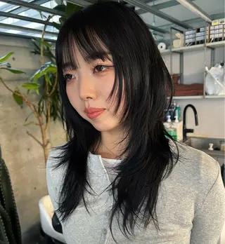 ロング ハッシュカット カシマハヤトのヘアスタイル