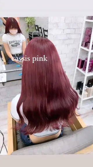 ロング カラー パーマ ヘアアレンジ メンズ キッズ ネイル マツエク・マツパ アイブロウ 🐺ウルフ×ハイトー ン🖤Yukinoのヘアスタイル