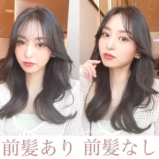 セミロング 韓国くびれレイヤー 🇰🇷はづきのヘアスタイル