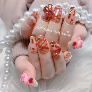 ネイル 💎CC・NaNa 韓国風ネイル🌙Cのネイルデザイン