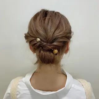 ショート ヘアアレンジ yuka .のヘアスタイル