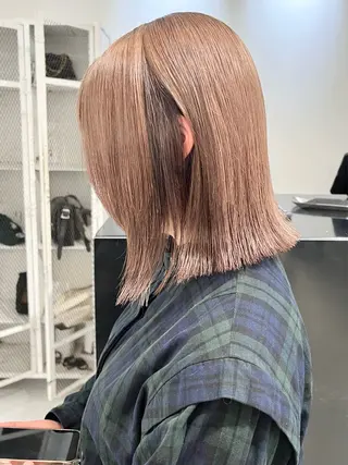 ミディアム カラー HARU//原宿🤍 リピート率NO.1のヘアスタイル