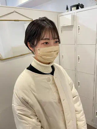 ショート 大迫 江梨のヘアスタイル