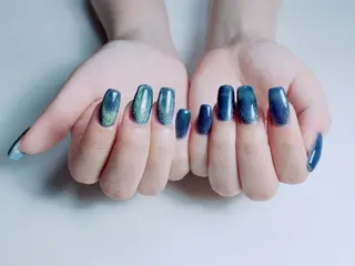 ロング ネイル ☺︎山部 志麻☺︎のネイルデザイン