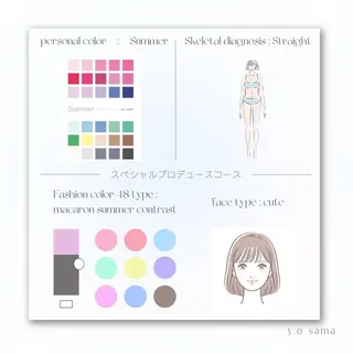 パーソナルカラー🥐 顔タイプ🥗yuriのその他イメージ