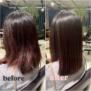 セミロング AInoa Hanare所属・【髪質改善】市原 詩織のヘアスタイル