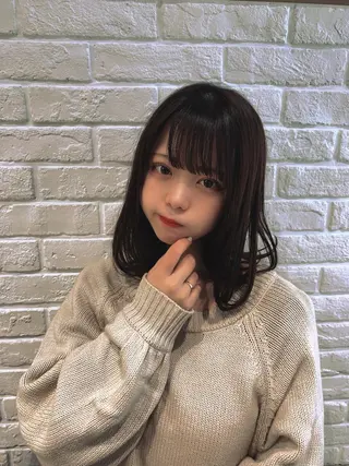 ミディアム カラー なりたいが叶う ながしまじゅんきのヘアスタイル