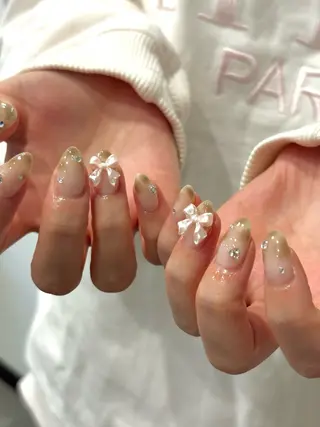 ネイル to:que(トーク)所属・本町🤍ちゅるん 自爪育成✨🤍のネイルデザイン