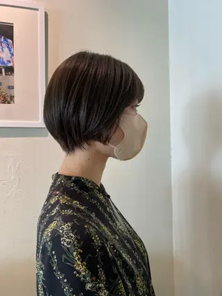 ショート カラー les baladins du miroir所属・🍃YURI 🍃のヘアスタイル