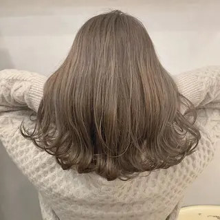 ミディアム カラー パーマ ヘアアレンジ メンズ キッズ ネイル マツエク・マツパ 新宿駅近♡友達とOK 🦋W -ワット -のヘアスタイル