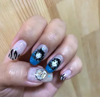 ネイル パラあり！フィルイン 推しネイル大歓迎！のネイルデザイン