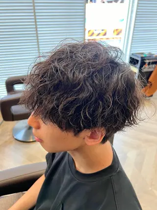 ショート パーマ 【fiti】 小野寺 航大のヘアスタイル