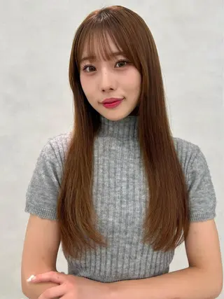 ロング 【韓国ヘア】公式 🇰🇷Ash中野のヘアスタイル