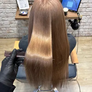 ロング カラー 髪質改善/縮毛矯正 💜COCORO💜のヘアスタイル