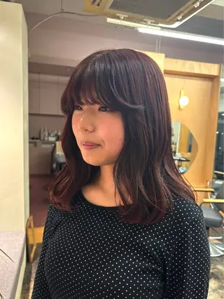 ミディアム カラー pazu. カラーモデル募集🪡のヘアスタイル