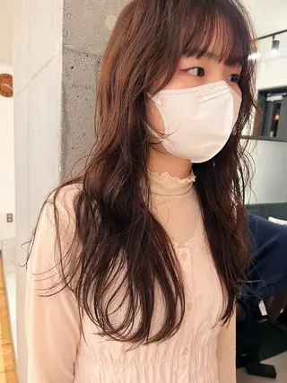 ロング 暖色/パーマ 🌼クニトウメイのヘアスタイル