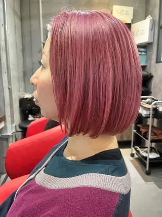 ショート カラー 駅チカ【ali'i】 アリイ花崎友美☘のヘアスタイル