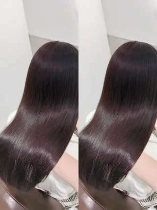 ロング 艶髪カラー🫧 髪質改善🪽萩原のヘアスタイル