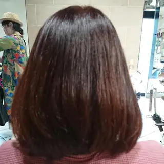 ミディアム カラー 宮本  星羅のヘアスタイル